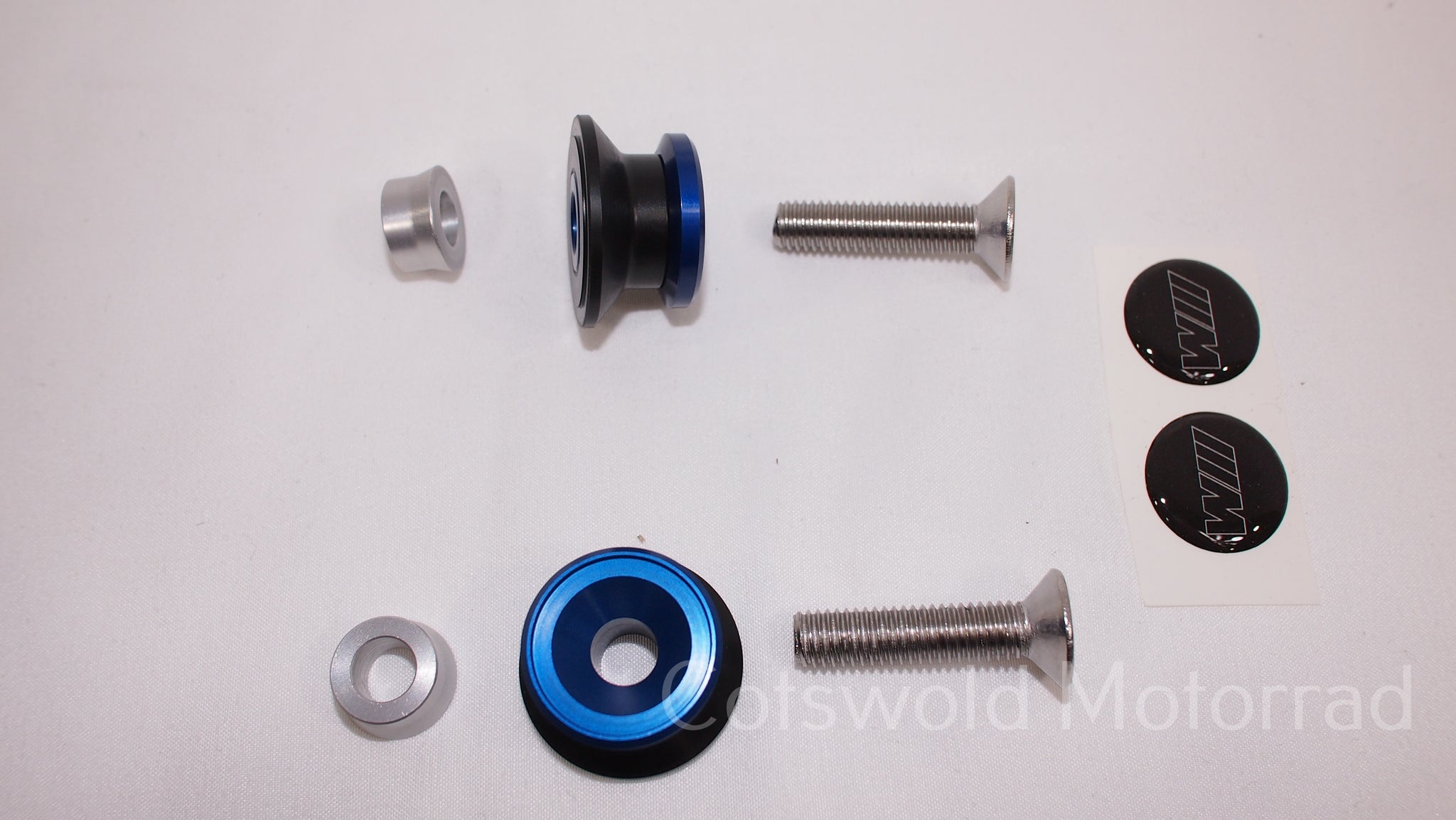 Paddock Stand Bobbins / Cotton Reels For BMW S1000RR, M1000RR, HP4 & Sport (2009-2025)